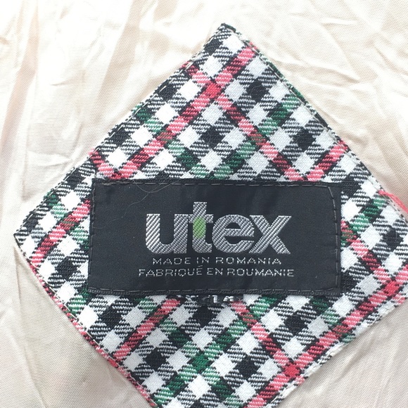 Utex vintage spring plaid  jacket - Picture 8 of 8